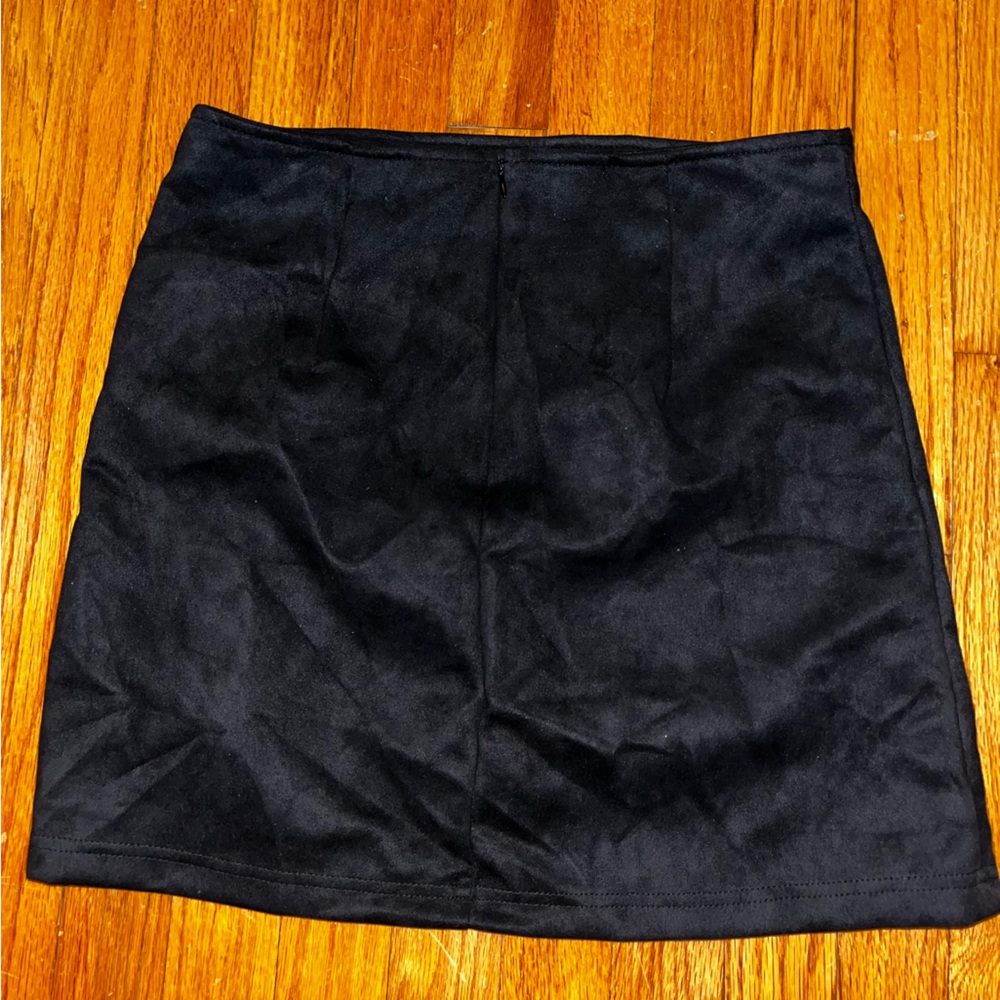 SHEIN velvet skirt